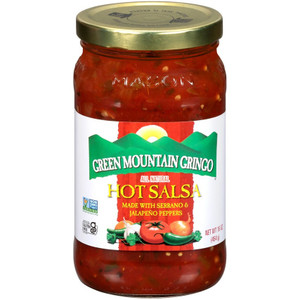 GREEN MOUNTAIN HOT SALSA ( 12X16 OZ )