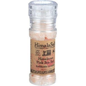HIMALAYAN SALT REFILLABLE MINI GRINDER ( 6X4 OZ )