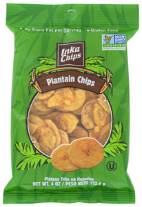 INKA CROPS ROASTED PLANTAIN CHIPS ( 12X4 OZ )
