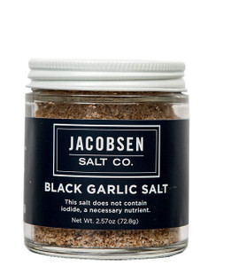 JACOBSEN BLK GARLIC SALT ( 12 X 2.5 OZ )