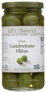 JEFF'S NATURALS CASTELVETRANO OLIVE ( 6X7.5OZ )