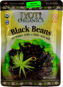 JYOTI ORGANICS BLACK BEANS ( 6X10OZ )