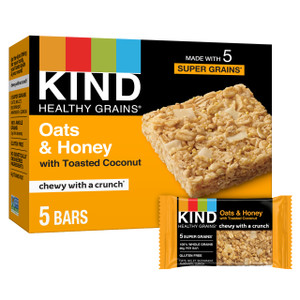 KIND GRANOLA BAR, OATS N HONEY W/CNUT ( 8/5X1.2 OZ )