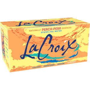 LACROIX PEACH PEAR SPK ( 3 X 8 PACK )