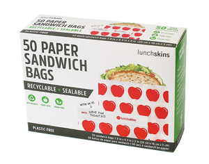 LSKIN SNDWCH BAG,PPR,RED ( 12 X 50 CT )