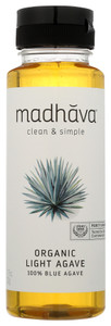 MADHAVA HONEY LIGHT AGAVE NECTAR ( 12X11.75Z )