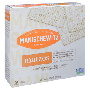 MANISCHEWITZ MATZO, UNSALTED ( 12X10 OZ )