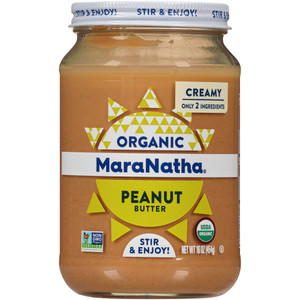 MARANATHA ORGANIC CREAMY PEANUT BUTTER ( 6X16 OZ )