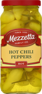 MEZZETTA HOT CHILI PEPPRS ( 6X16OZ )