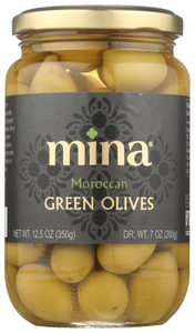 MINA GREEN OLIVES ( 6 X 12.5 OZ )