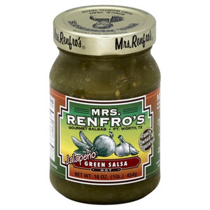 MRS. RENFRO'S GREEN HOT JALAPE??O SALSA ( 6X16OZ )