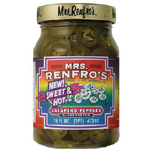 MRS RENFRO'S SWEET HOTSLICED PEPPER ( 6X16OZ )