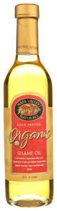 NAPA VALLEY NATURALS COLD PRESSED ORGANIC SESAME SEED OIL ( 12X12.7OZ )