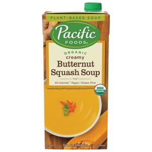 PACIFIC NATURAL CREAMY BUTTERNUT SQUASH SOUP ( 12X32 OZ )
