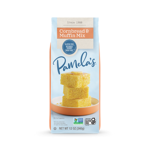 PAMELA'S CORN BREAD & MUFFIN MIX ( 6X12 OZ )