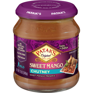 PATAK'S SWEET MANGO CHUTNEY ( 6X12OZ )