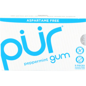 PUR GUM PUR GUM PEPPERMINT 9 PC ( 12X12.6 GRAM ) PUR GUM PUR GUM PEPPERMINT 9 PC ( 12X12.6 GRAM )