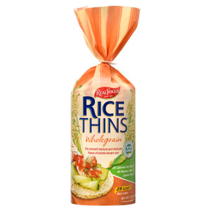 REAL FOODS WG RICE THINS ( 6X5.3OZ )