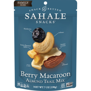 SAHALE SNACKS BERRY MACAROON ALMOND MIX ( 4X7 OZ )