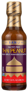 SAN-J THAI PEANUT COOKING SAUCE ( 6X10 OZ )