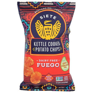 SIETE KTL/CHIP FUEGO ( 6 X 5.5 OZ )