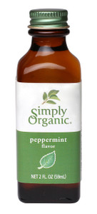 SIMPLY ORGANIC PEPPERMINT FLAVOR ( 6X2 OZ )