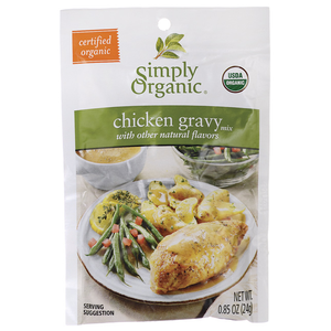 SIMPLY ORGANIC ROASTED CHICKEN GRAVY, SEASONING MIX ( 12X0.85OZ )