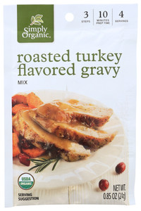 SIMPLY ORGANIC ROASTED TURKEY GRAVY, SEASONING MIX ( 12X0.85OZ )
