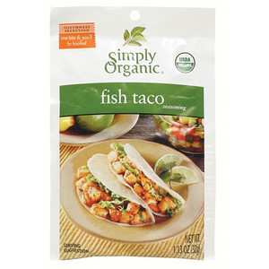 SIMPLY ORGANIC FISH TACO SEASONING ( 12X1.13OZ )