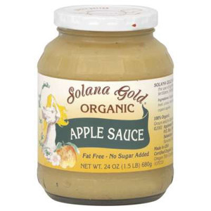 SOLANA GOLD ORGANICS APPLE SAUCE ( 12X24OZ )