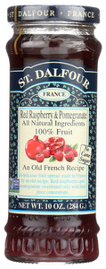 ST. DALFOUR RASPBERRY POMEGRANATE 100% FRUIT CONSERVE ( 6X10 OZ )