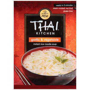 THAI KITCHEN INSTANT RICE NOODLE SOUP GARLIC & VEGETABLE ( 12X1.6 OZ )
