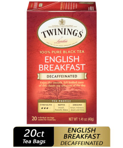 TWININGS DECAF ENGLISH BREAKFAST TEA ( 6X20 BAG )