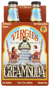 VIRGILS CREAM SODA DRINK ( 6 X 4 PACK )