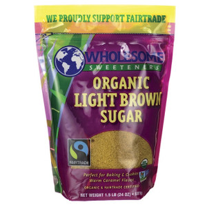 WHOLESOME SWEETENERS LIGHT BROWN SUGAR ( 6X24 OZ )