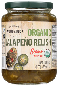 WOODSTOCK ORGANIC RELISH JALAPENO ( 6X16 OZ )