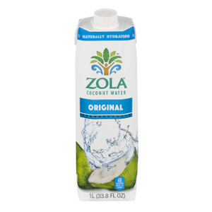 ZOLA 100% NAT CNUT WATER ( 12 X 33.8 OZ ) ZOLA 100% NAT CNUT WATER ( 12 X 33.8 OZ )