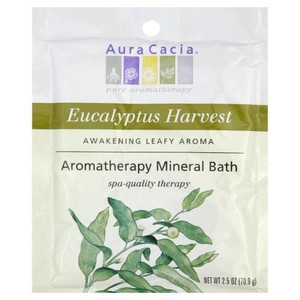 AURA CACIA EUCALYPTUS HARVEST MINERAL BATH SALTS ( 6X2.5 OZ )