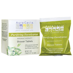 AURA CACIA EUCALYPTUS SHOWER TABS ( 1X.3 OZ ) AURA CACIA EUCALYPTUS SHOWER TABS ( 1X.3 OZ )