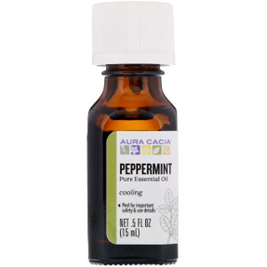 AURA CACIA PEPPERMINT ESSENTIAL OIL ( 1X0.5OZ )