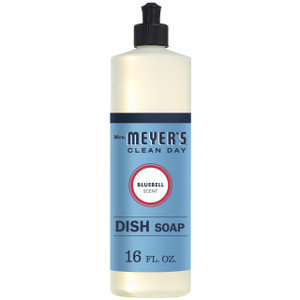 MRS. MEYERS BLUEBELL LIQUID DISHWASHING SOAP ( 6X16 OZ )