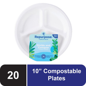 RPURP PLATES SECTL 10 IN ( 12 X 20 CT )