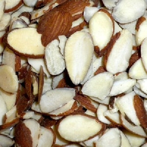 NUTS ALMONDS NAT T HICKORY SLICED ( 1X25LB )