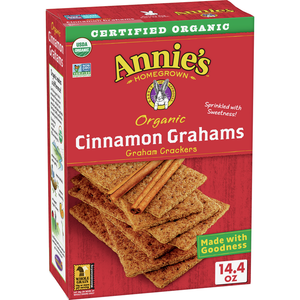 ANNIE'S HOMEGROWN CINNAMON GRAH CRAKERS ( 12X14.4OZ ) ANNIE'S HOMEGROWN CINNAMON GRAH CRAKERS ( 12X14.4OZ )