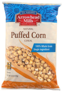 ARROWHEAD MILLS PUFFED CORN CEREAL ( 12X6 OZ )