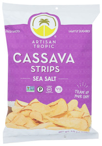 ARTISAN TROPIC CASSAVA STRIPS WITH SEA SALT ( 12X4.5 OZ )