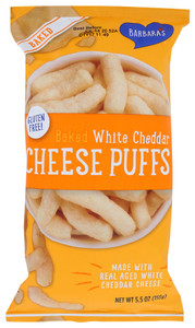 BARBARA'S CHEESE PUFF BAKES WHITE CHEDDAR ( 12X5.5 OZ )