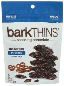 BARK THINS DARK CHOCOLATE PRETZ ( 12X4.7OZ )
