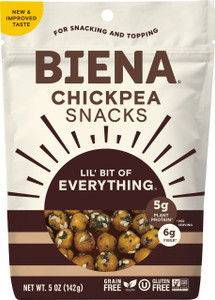 BIENA CHKPEA SNK EVRYTHN ( 8 X 5 OZ )