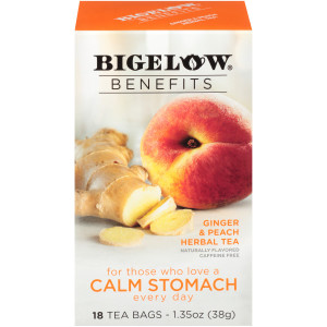 BIGELOW GNGR PCH STOMACH ( 6 X 18 BAG )